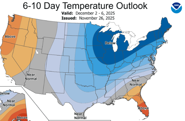 Chilly Thanksgiving, then chances for snow, rain by Saturday