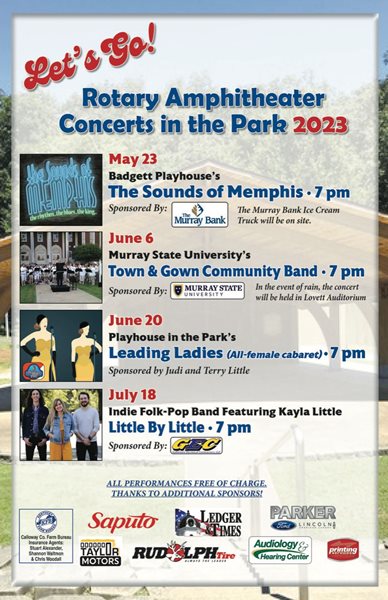Free amphitheater concerts continue in June