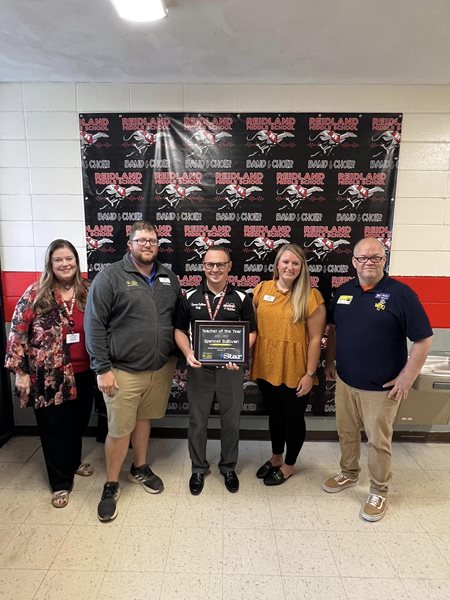 First Teacher of the Year Awarded to Reidland's Sullivan