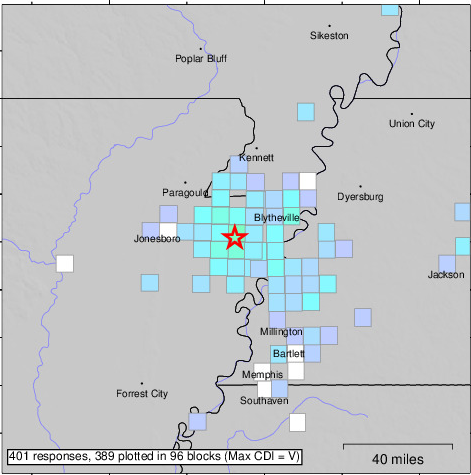3.8 quake rattles Arkansas along New Madrid fault