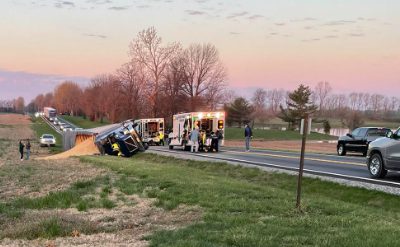 US 60 back open in Ballard County after overturned semi and spilled cargo
