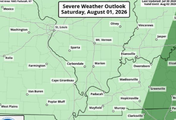 Slight chance of showers, thunderstorms for the weekend