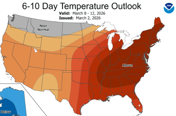 Marginal risk of severe storms on Wednesday