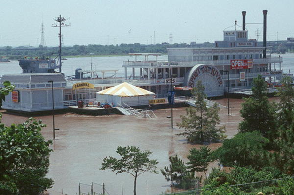 Upper Mississippi River already flooded before Beryl