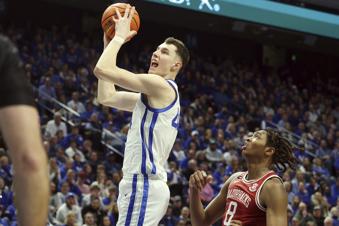 Dillingham rallies No. 16 Kentucky to 111-102 win over Arkansas