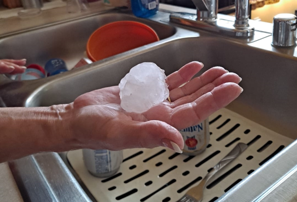2-inch hail in Marshall County part of weekend storms