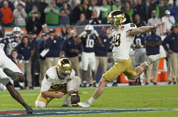 Notre Dame makes title game with 27-24 win over Penn State