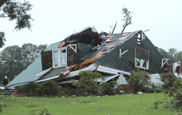 Tropical Storm Debby's second landfall spawns deadly tornadoes
