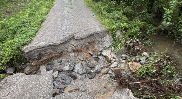 NWS posts rainfall totals from weekend downpours