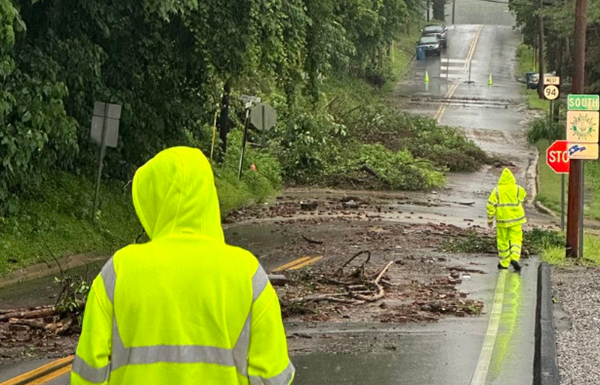 Mudslide in Hickman may keep downtown road closed for days