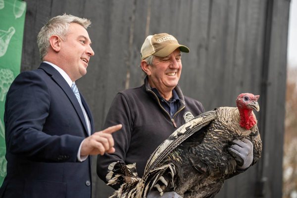 Quarles pardons turkey for Thanksgiving 