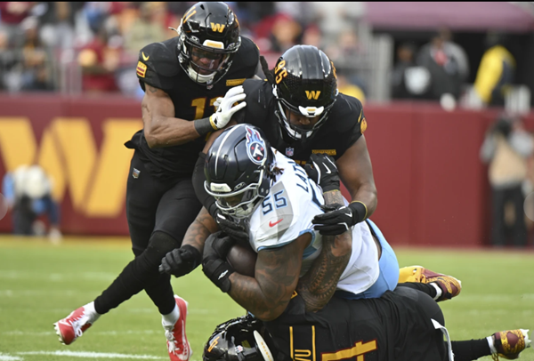 Commanders end 3-game skid with rout of Titans 42-19