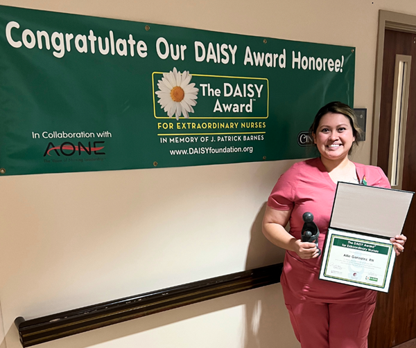 JPMC nurse Gonzalez honored for patient care