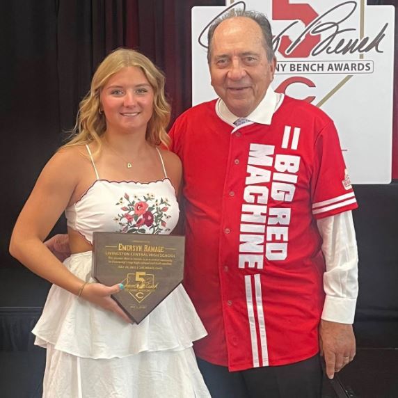 Livingston Central’s Ramage honored by Johnny Bench as Top KY High School Catcher