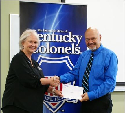 Kentucky Colonels award a $27 thousand grant to the Market House Theatre