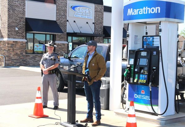 Kentucky’s gas pump inspection stickers contain safety message