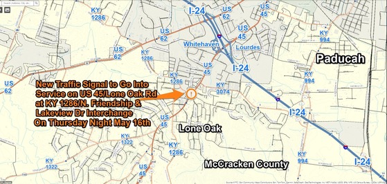 New Lone Oak Road traffic lights to be activated tonight